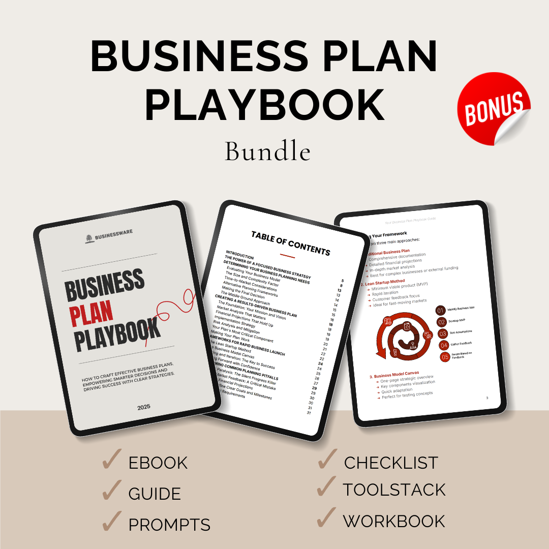 Business Plan Playbook