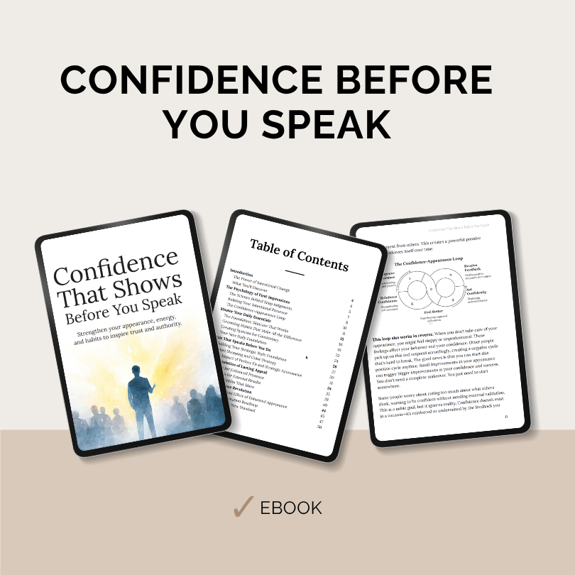 Confidence before you speak